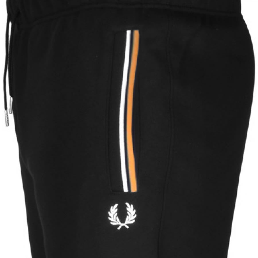 Alternative Image for ProductFred Perry Loopback Jogging Bottoms In Black3